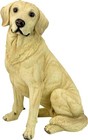 Golden Yellow Labrador Retriever Dog Statue Outdoor Sculpture Patio Garden 15in