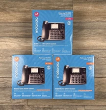 Motorola ML1000 Desk Phone Base Station + 2 Motorola ML1100 Desk Phones NEW