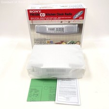 Open Box NEW Sony FM/AM CD Kitchen Clock Radi...