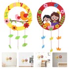  2 Set Mothers Day Ornaments Kids Craft Children Diy Material Wreath Accessories