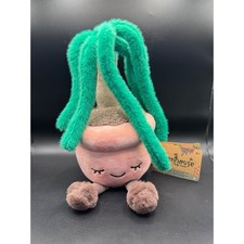 Russ Berrie Greenhouse Helena Ponytail Palmtree Succulent Plush Stuffy Plant NWT