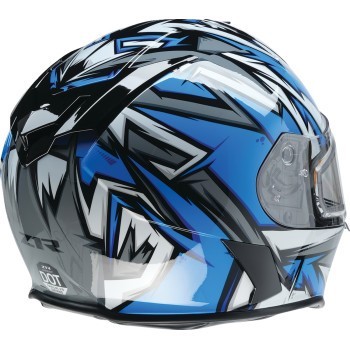Z1R Warrant Snow Full Face Helmet - Neuron Blue/White - Adult Size Large - Picture 8 of 9