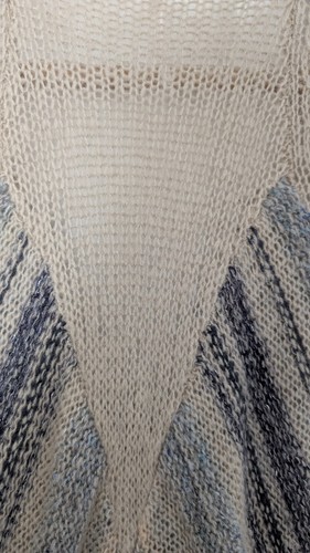 Free People Beige Multicolour Alpaca Wool Blend Rainfall Cardigan - Picture 8 of 8