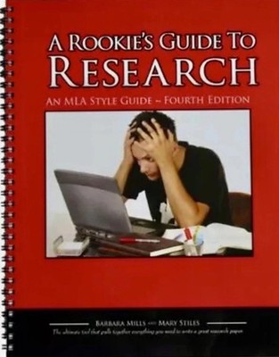 Rookies guide to research MLA style guide to high school papers FREE SHIPPING