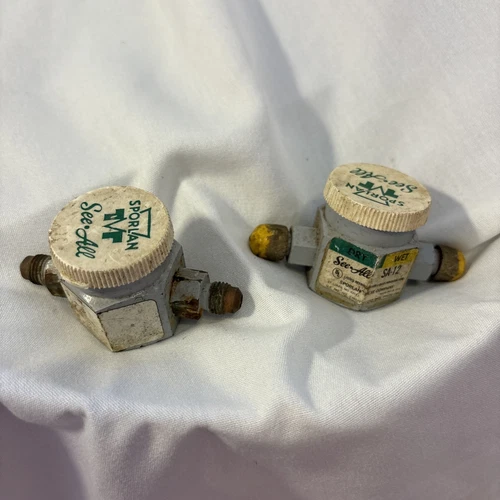 lot of 2 Sporlan See-All Moisture Liquid Indicator SA-12S 1/4 ODF Solder