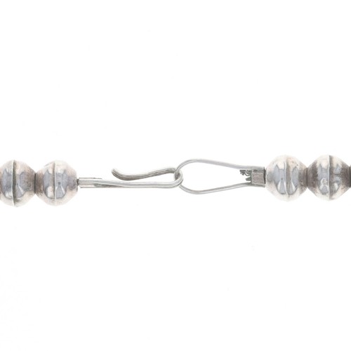 Native American Navajo türkis Vintage Squash Blüte Halskette 25 3/4" - 925 - Bild 6 von 9