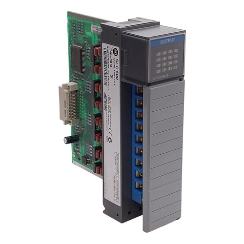Allen Bradley 1746-OB16 Ser D SLC500 PLC Output Module, 16-Output, 10-50VDC - Picture 1 of 8