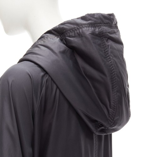 STELLA MCCARTNEY ADIDAS pleated ruffle light nylon windbreaker anorak jacket S - Picture 9 of 11