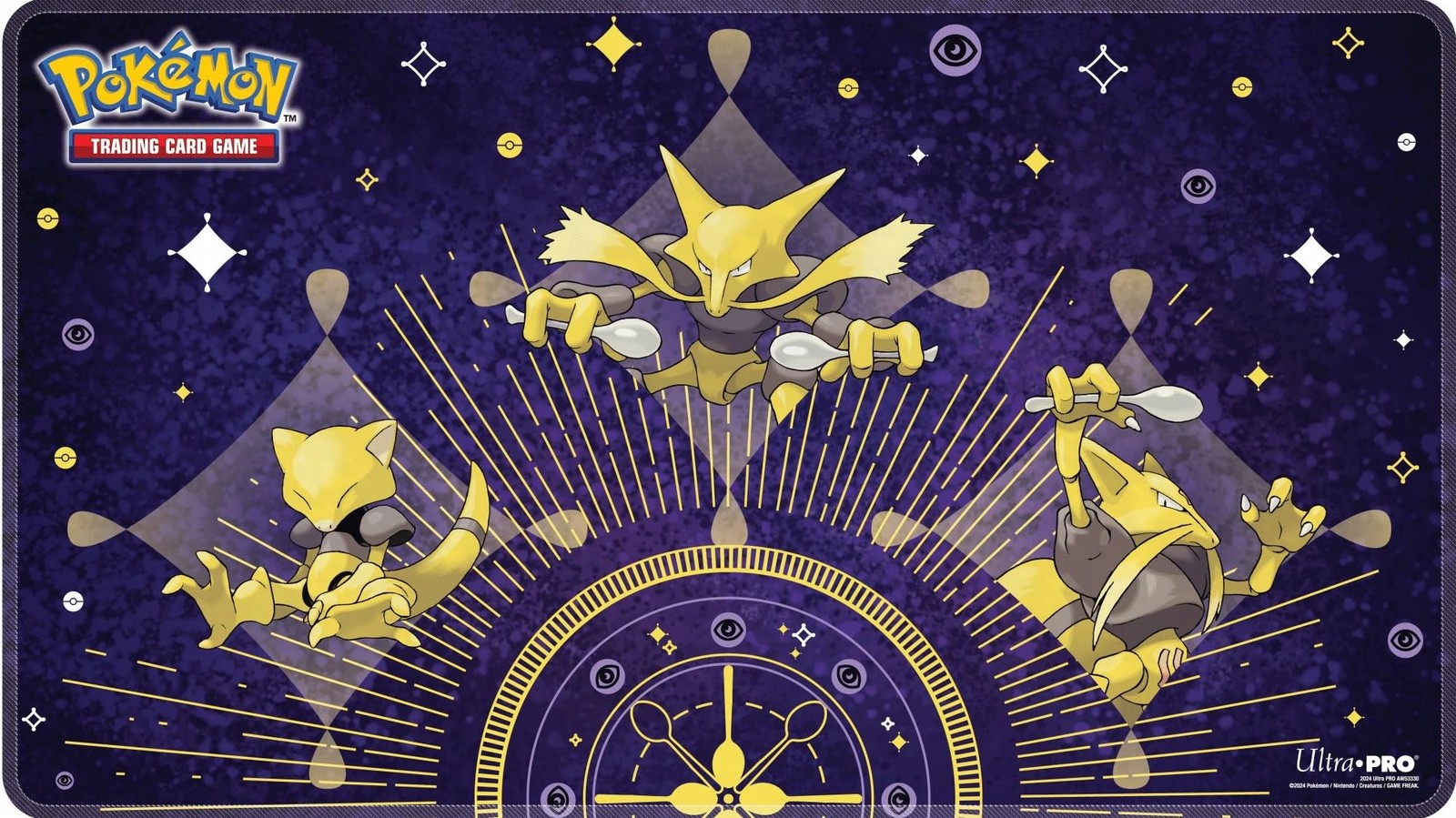 Коврик для игр со стразами PKM Abra Evolutions