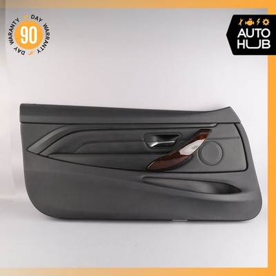 14-20 BMW F32 428i 440i Front Left Driver Side Interior Door Panel OEM 77k
