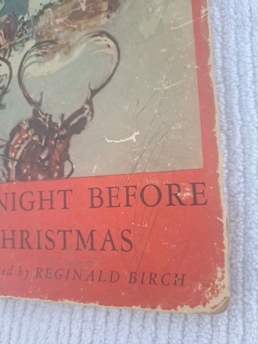 The Night Before Christmas Illustrated By Reginald Birch 1st Edition 1937 - Imagen 6 de 23