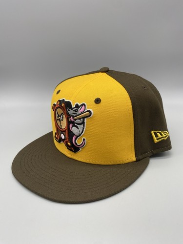 New Era Mütze gelb Hickory Crawdads Nights Hickory Dickory Docks FITTED 7 3/8 - Bild 2 von 10