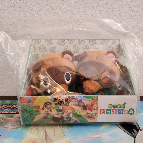 Animal Crossing Timmy & Tommy Nook Plush Set Little Buddy Japan New Sealed