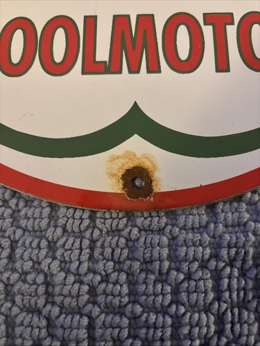 Cities Service Koolmotor Blechschild - 11,25" rund - Autoöl - Bild 2 von 9