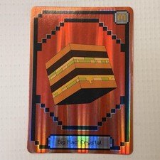 Big Mac Crystal McDonald's Minecraft Bedrock In-Game Code Card Red Holo 2025