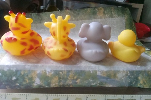 💥 Gummienten 4 seltene Enten! Ducky Quackery schönes Badespielzeug BIN A - Bild 4 von 6