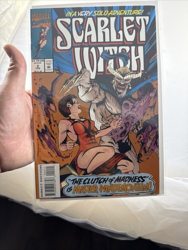Marvel Comics "Bruja Escarlata" 1994 No. 2 cubiertas de John Higgins Clutch of Madness - Imagen 5 de 5