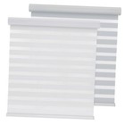 Window Binds for Home - Cordless Roller Window Shades, Dual 32.5"W x 72"H White