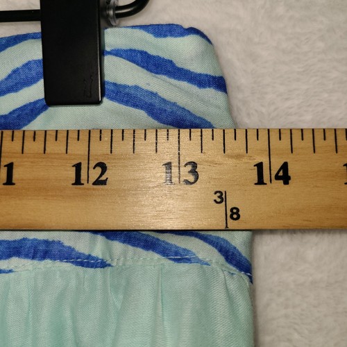 Vineyard Vines Women's Palm Frond Maxi Skirt Tie Belt Size 2 Resort Beach Vacay - Picture 8 of 9