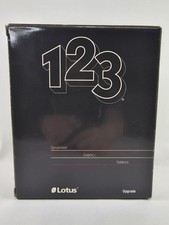 LOTUS 123 1-2-3 Release 2.01 Upgrade 5.25" Floppy 1986 Computer Program Vintage