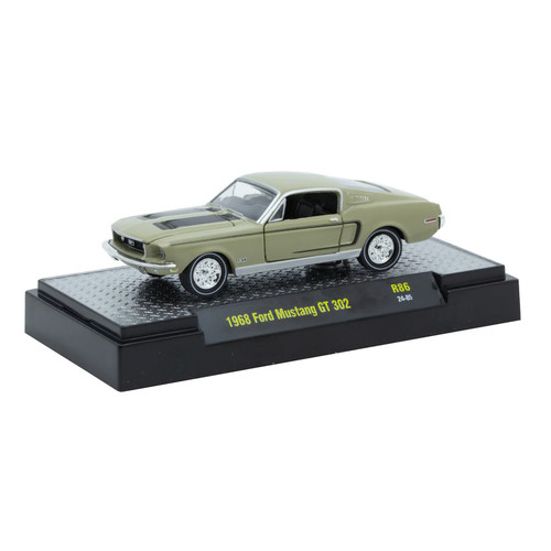 1968 Ford Mustang GT 302 M2 Machines Maßstab 1:64 Detroit Muscle Release 86 - Bild 2 von 2