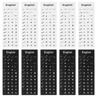  10 Sheets Adesivo Tastiera Adesivi Per Inglese Con Lettere Laptop