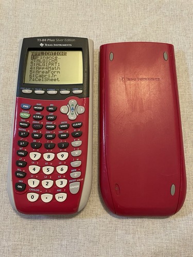 Texas Instruments TI-84 Plus C Silver Edition graphischer Taschenrechner pink funktioniert