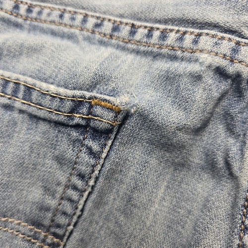 Levis 550 Relaxed Fit Jeans Herren 34x36 helle Waschung distressed ausgefranster Saum - Bild 13 von 17