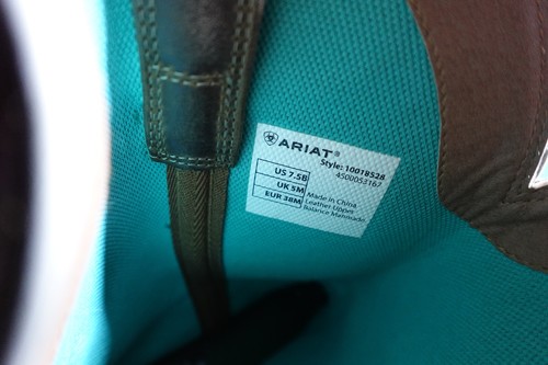 Ariat Damen-Cowboystiefel rund eckige Zehenpartie braun Leder 10018528 7,5 B - Bild 12 von 12