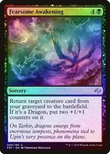 Fearsome Awakening FOIL Fate Reforged PLD Black Uncommon MAGIC CARD ABUGames
