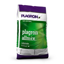 Plagron Allmix Erde Bio vorgedüngt Torf Perlite Wurmhumus Substrat Grow Top 50l