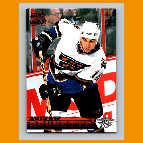 Andrew Brunette #121 1998-99 Pacific Paramount Copper Nashville Predators Hockey - Bild 1 von 3