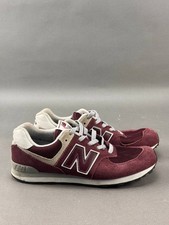 New Balance 574 Classic Burgundy Running Sneakers Size 5.5Y / Womens 7 GC574GB