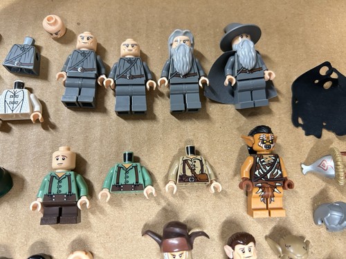 LEGO Brand LOTR Lord of the Rings The Hobbit Minifigure Parts Lot - Picture 3 of 19