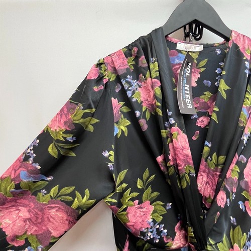Faracco Multicoloured Floral Print V-Neck Maxi Dress - Picture 4 of 5