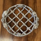 Vintage Arthur Court 2000 Grape Vine Pie Plate Trivet - Basket - Platter Tray