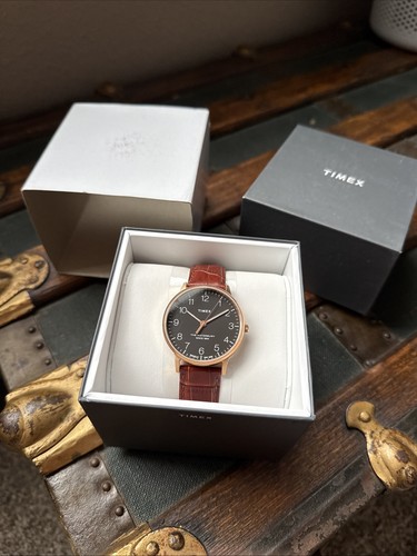 Timex Waterbury Classic Edelstahl Uhr TW2R71400 Roségold mit Box - Bild 1 von 3