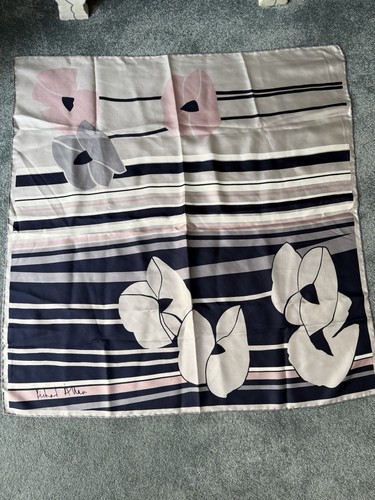 Vintage Richard Allen Pure Silk Scarf 70s Hand Rolled Edges England 29.5” - Picture 7 of 9