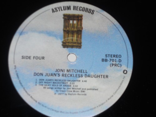 JONI MITCHELL NM- Don Juan's Reckless Daughter 2 LPS BB-701 Asylum album - Picture 8 of 8