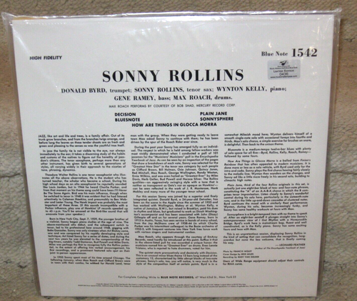 SUNNY ROLLINS S/T BLUE NOTE MUSIC MATTERS 2 x 45RPM LP'S SEALED!!! - Picture 2 of 2