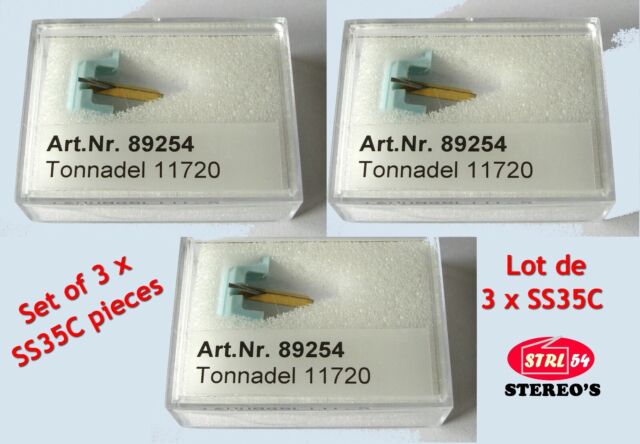 Lot de 3 x pieces : SS35C Quality Stylus replacement fits SC35C SHURE Lot de 3 x pieces : SS35C Quality Stylus replacement fits SC35C SHURE