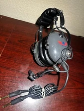 AVCOMM pilot headset AC-400S dual plug guaranteed 30 days