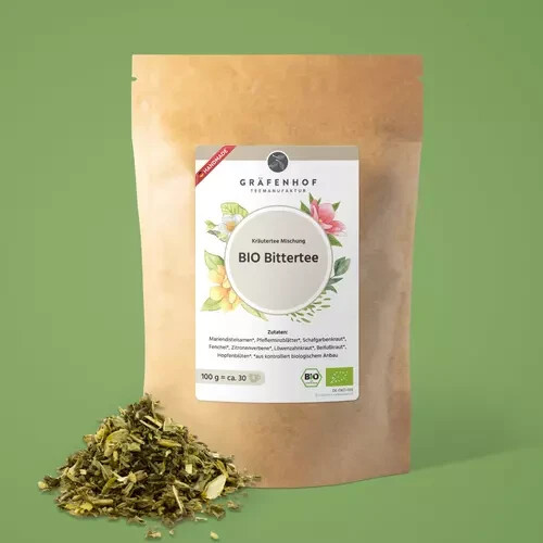 BIO Bittertee | Kräutertee | naturbelassen | mit Bitterstoffen | für Magen&Leber