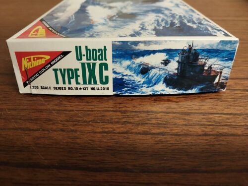 Vintage Nichimo U-boat Type IXC "Wolf-Pack" Motorizzato Model Kit U-2010 (nuovo con scatola) - Foto 2 di 6