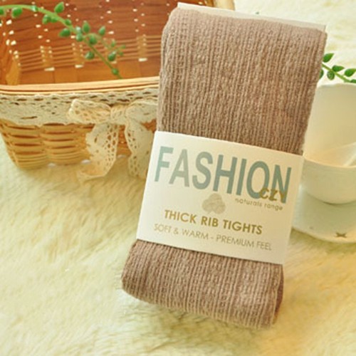 Damen Zopfmuster warme Socken Fußstrumpfhose Stretch Strümpfe Winterstrumpfhose - Bild 6 von 29