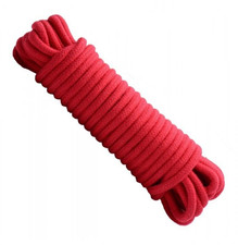 Doc Johnson Japanese Style Red Cotton Bondage Rope 32 ft