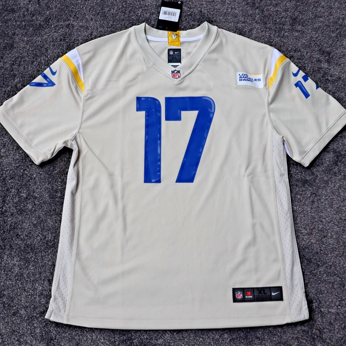 Nike Los Angeles Rams Robert Woods 17 Bone Game Jersey Youth XL