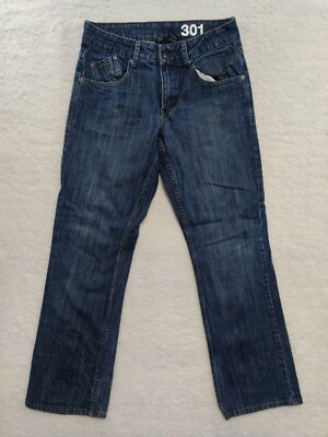 Ezekiel 301 Men's Regular Straight Blue Jeans Size 28x32