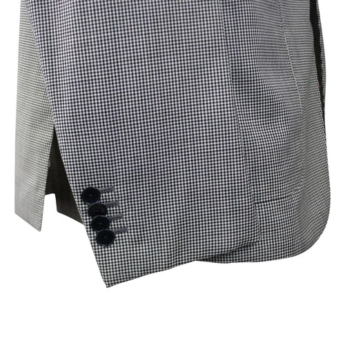 NWT CARUSO Black & White Houndstooth Single Breasted Suit 8R Size 50 $1995 - Picture 7 of 7