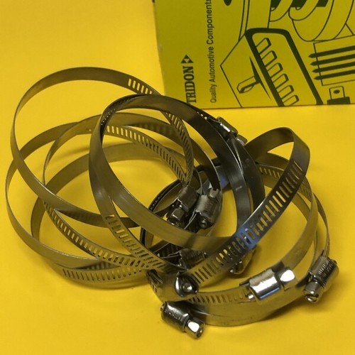 40-57 x 8 mm Worm drive hose clamps x 10 301/305 Stainless Steel Tridon MAH028P - Picture 1 of 4